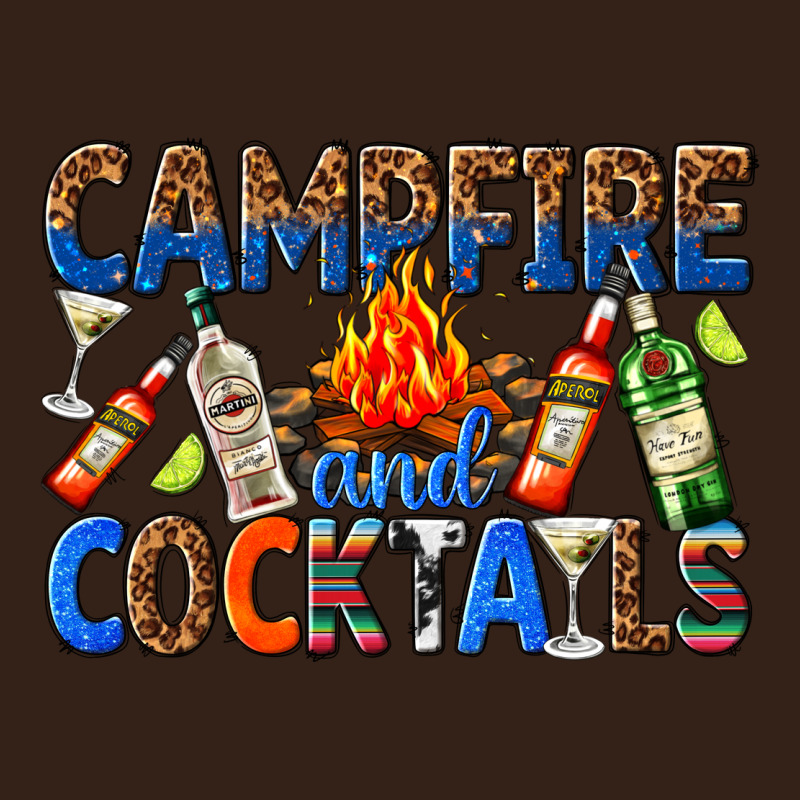 Campfire And Cocktails Heavy Core Tee by texasbilliewilder | Teevron