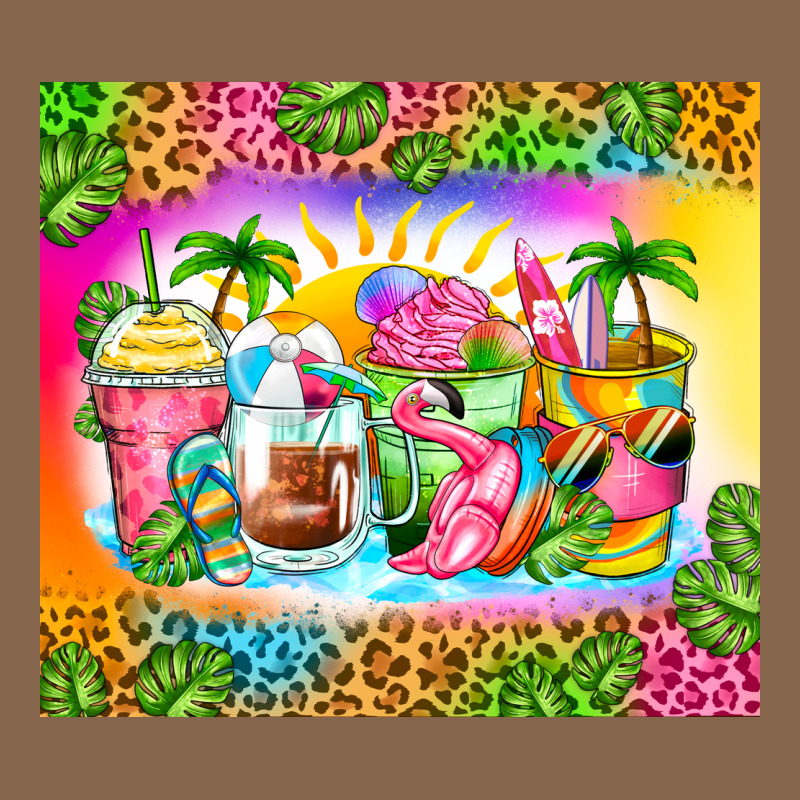 Summer Coffee Cups Premium Tee by Zillion Design Studio | Teevron