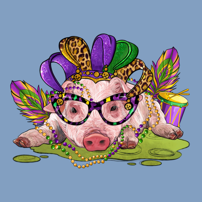 Mardi Gras Pig Urban Hoodie by CowGirlArtShop | Teevron