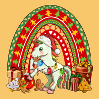 Christmas Unicorn Rainbow Vintage Hoodie | Teevron