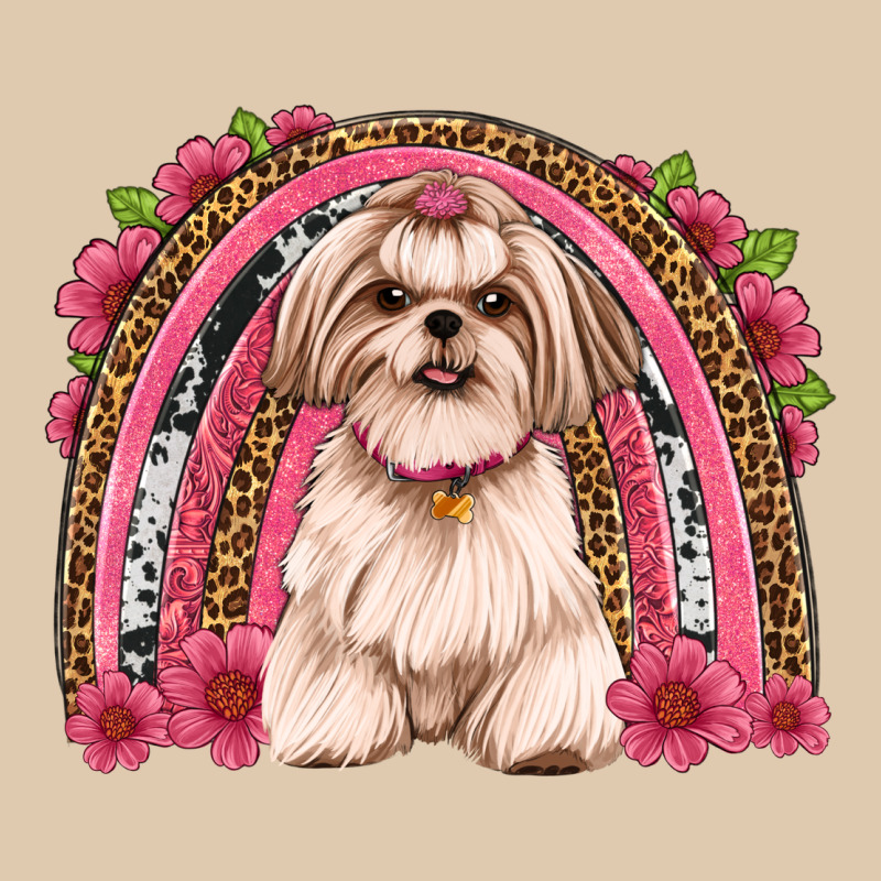 Shih Tzu Floral Rainbow Heavyweight Sweatshirt by JahusDesignShop | Teevron