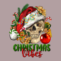 Christmas Vibes Human Skull Vintage Hoodie | Teevron