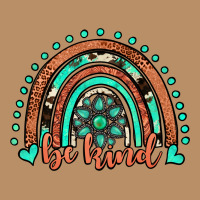Be Kind Western Turquoise Rainbow Vintage Hoodie | Teevron