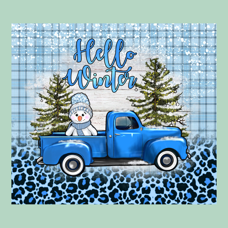 Hello Winter Snowman Truck Classic Tee by AdoDesignShop | Teevron