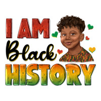 I Am Black History With Afro Black Boy Premium Tee | Teevron