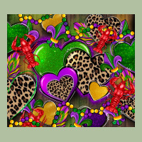Mardi Gras Hearts Urban Hoodie | Teevron