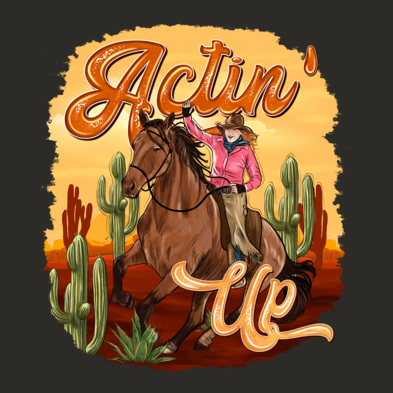 Cowgirl Actin Up Heavy Core Tee by texasbilliewilder | Teevron