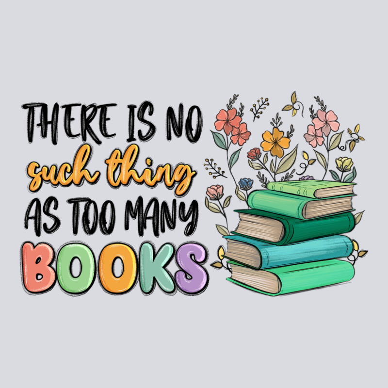 There Is No Such Thing As Too Many Books Zipper Hoodie by MaliasSmallBusiness | Teevron