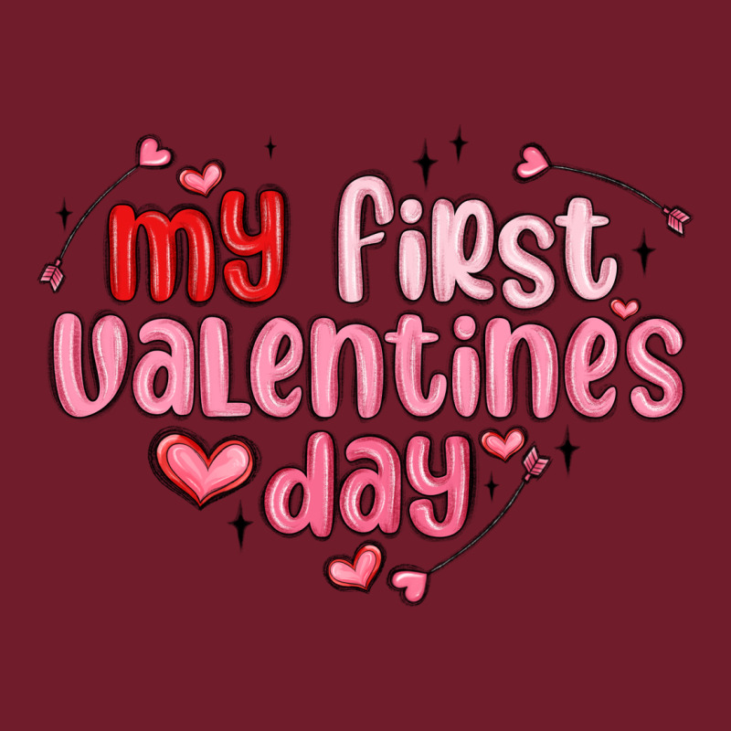 My First Valentines Day Zipper Hoodie by MaliasSmallBusiness | Teevron