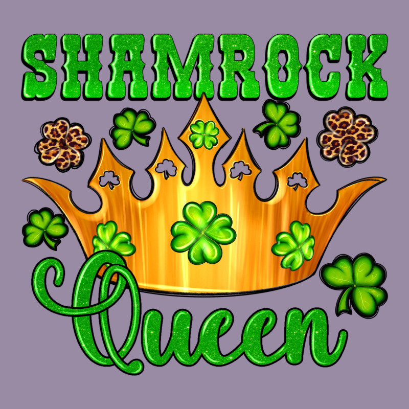 Shamrock Queen Crown Leopard Glitter Classic Tee by Artiststas | Teevron