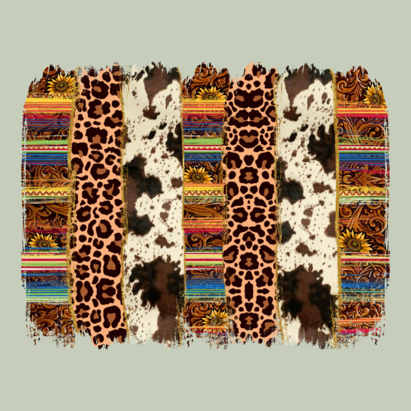 Serape Sunflower Cowhide Leopard Brushstroke Classic Tee by AdoDesignShop | Teevron