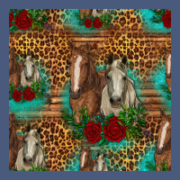 Horses With Roses Seamless Pattern Vintage Hoodie | Teevron