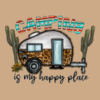 Camping Is My Happy Place Vintage Hoodie | Teevron