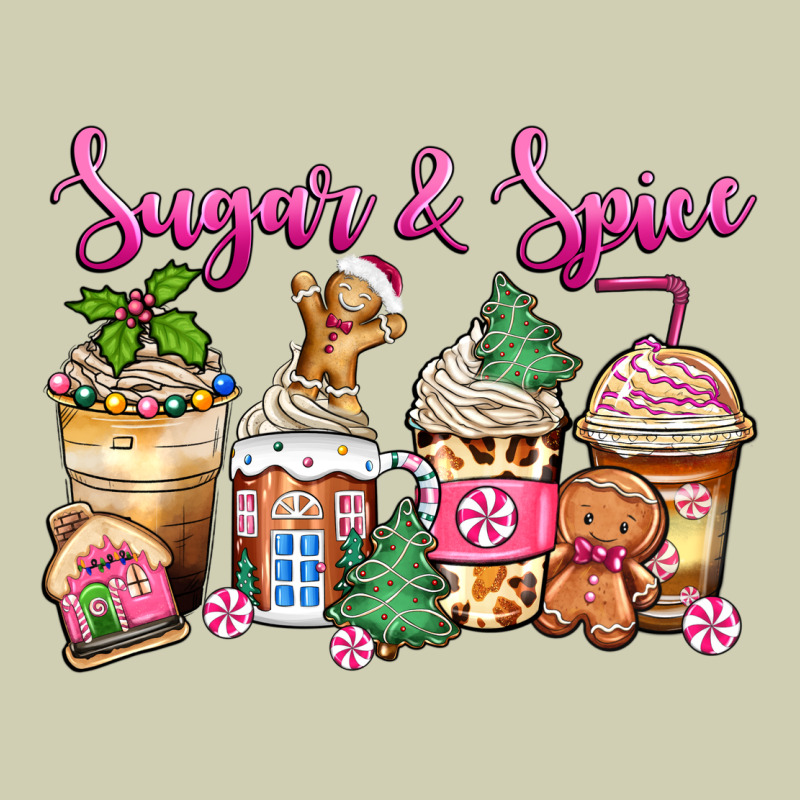 Sugar And Spice Pink Gingerbread Coffee Cups Heavy Core Tee by Zillion Design Studio | Teevron