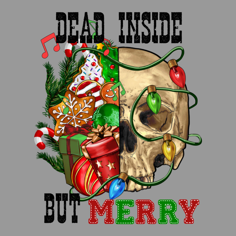 Dead İnside But Merry Human Skull Vintage Hoodie by FaDigitalArtStudio | Teevron