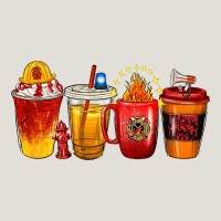 Firefighter Coffee Cups Heavy Core Tee | Teevron