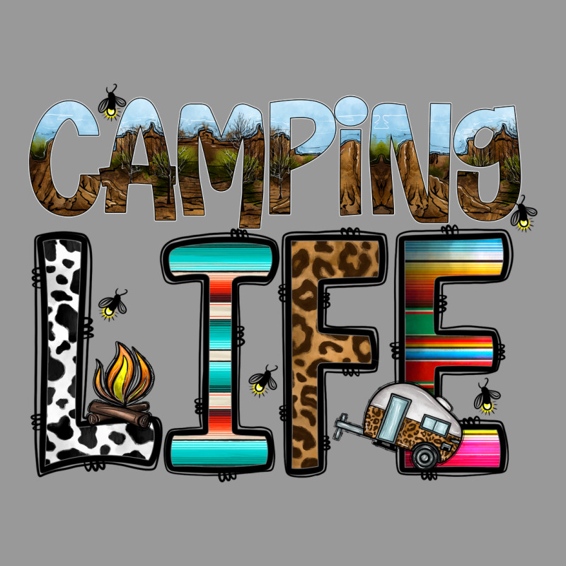Camping Life Vintage Hoodie by CowhideDigitalArt | Teevron