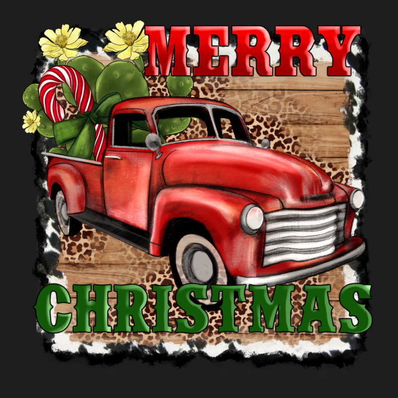 Merry Christmas With Truck Classic Tee by AdoDesignShop | Teevron