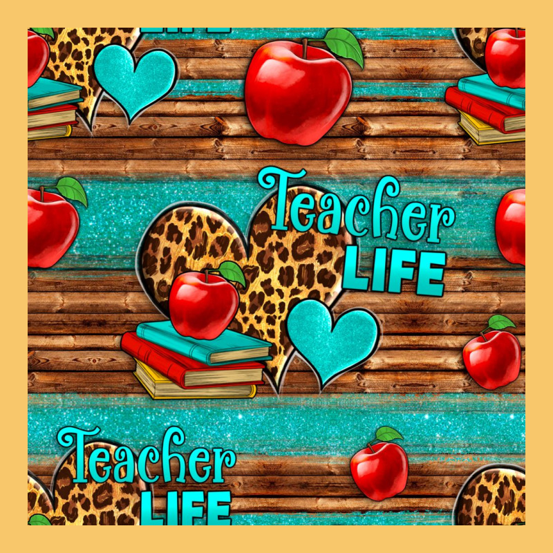 Teacher Life Seamless Pattern Vintage Hoodie by HRA Design Shop | Teevron