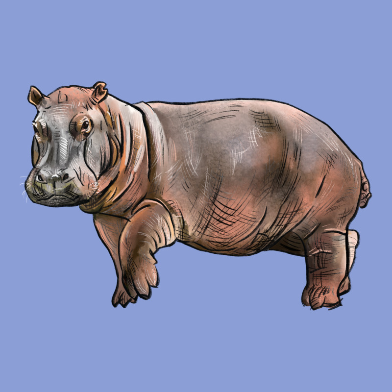 Hippopotamus Long Sleeve Tee by LillyAllenDesigns | Teevron