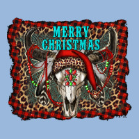 Merry Christmas Bull Skull Premium Hoodie | Teevron
