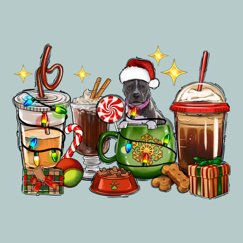 Christmas Coffee Cups With Pitbull Heavy Core Tee by RanaPortraitStore | Teevron