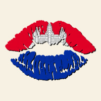 Cambodian Flag Lips Vintage Tee | Teevron