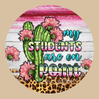 My Students Are On Point Round Earring Heavyweight Hoodie | Teevron