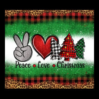 Peace Love Christmas Trees Long Sleeve Tee | Teevron