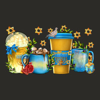 Hanukkah Coffee Cups Heavy Core Tee | Teevron