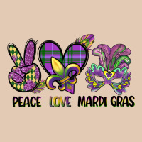 Peace Love Mardi Gras Urban Hoodie | Teevron