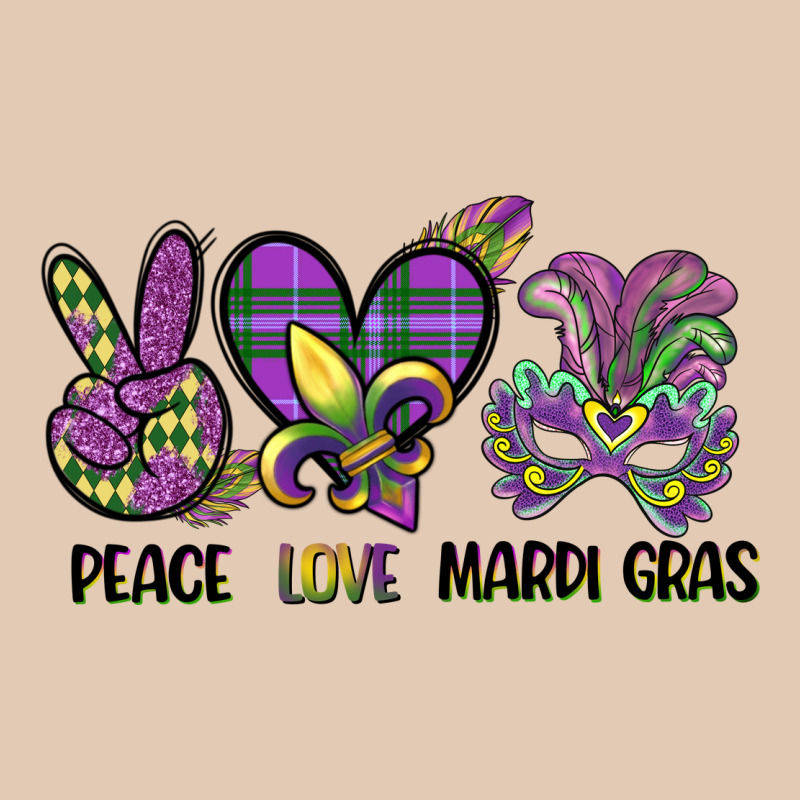 Peace Love Mardi Gras Urban Hoodie by CowGirlArtShop | Teevron
