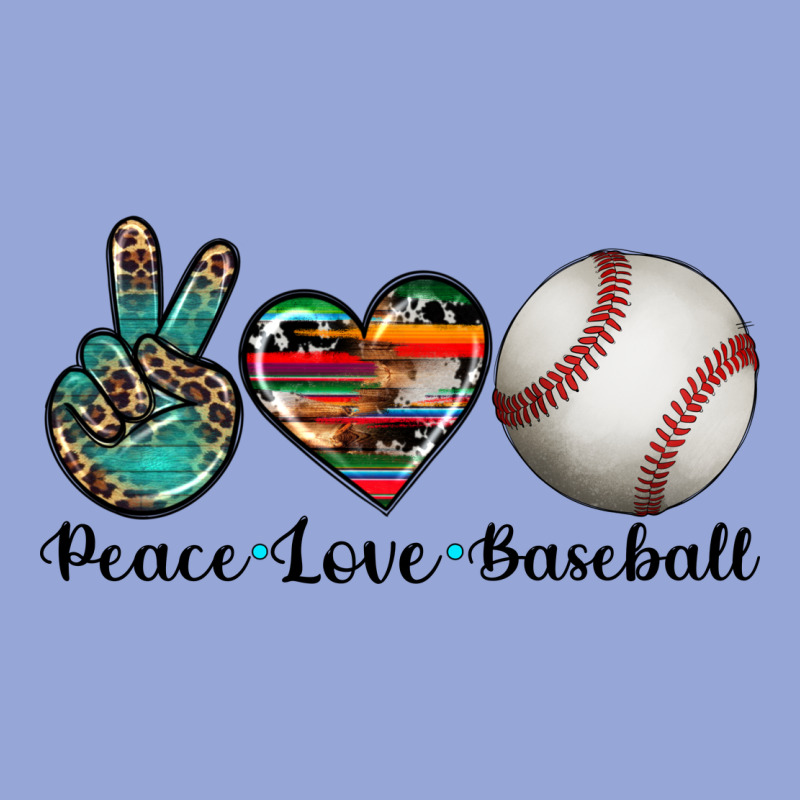 Peace Love Baseball Classic Tee by Artiststas | Teevron