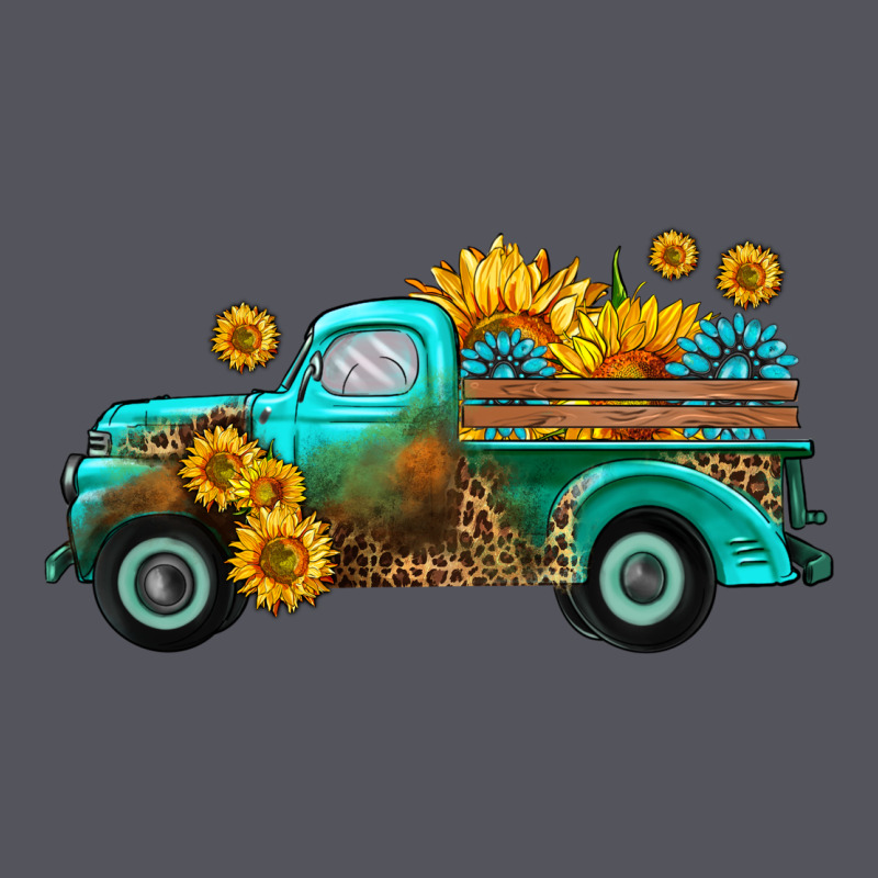 Farm Truck With Sunflower Vintage Hoodie by HRA Design Shop | Teevron