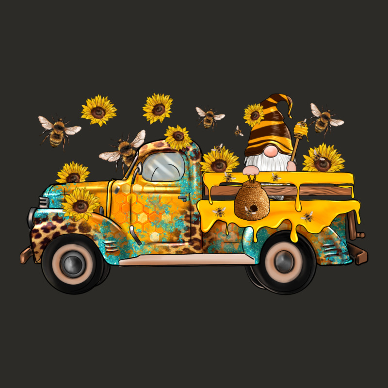 Western Bee Gnomes Truck Sunflowers Honeycomb Beehive Honey Turquoise Heavy Core Tee by Artiststas | Teevron