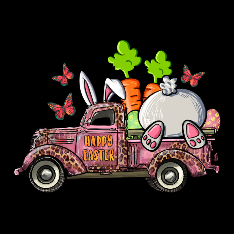 Happy Easter Pink Truck With Bunny Premium Tee by RanaPortraitStore | Teevron