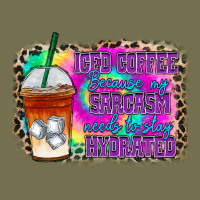 Iced Coffee Sarcasm Vintage Hoodie | Teevron
