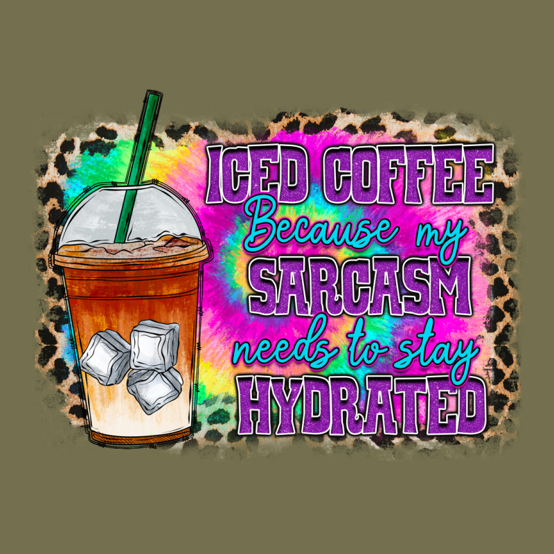 Iced Coffee Sarcasm Vintage Hoodie by RacoonDesign | Teevron
