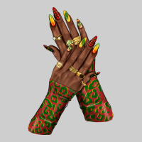Juneteenth Nail Art With Afro Hand Premium Tee | Teevron