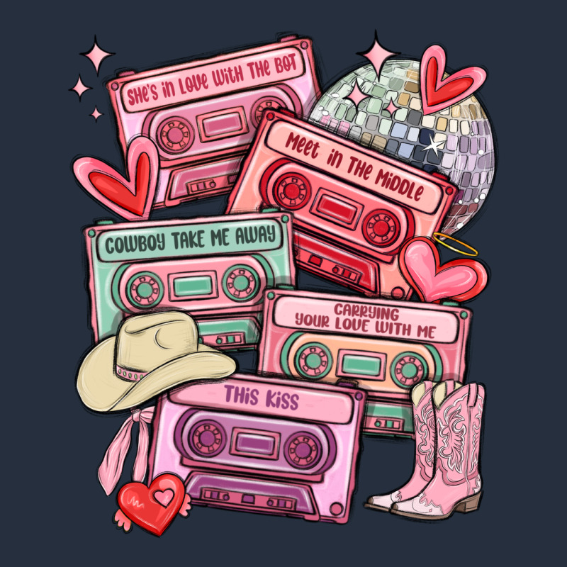 Valentines Day Cassette Tapes Zipper Hoodie by MaliasSmallBusiness | Teevron