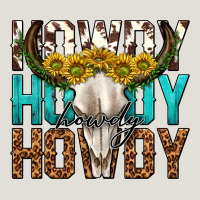 Howdy Howdy Howdy Western Bull Skull Heavy Core Tee | Teevron