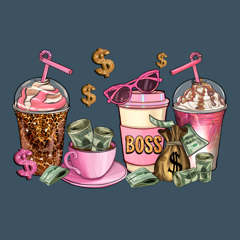 Boss Lady Coffee Cups Urban Heavy Tee by AdoDesignShop | Teevron
