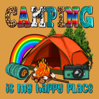 Camping Is My Happy  Place Urban Heavy Tee | Teevron