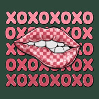 Xoxo Checker Lips Zipper Hoodie | Teevron