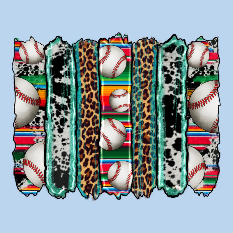 Baseball Serape Cowhide Turquoise Leopard Glitter  Brushstrokes Classic Tee by Artiststas | Teevron