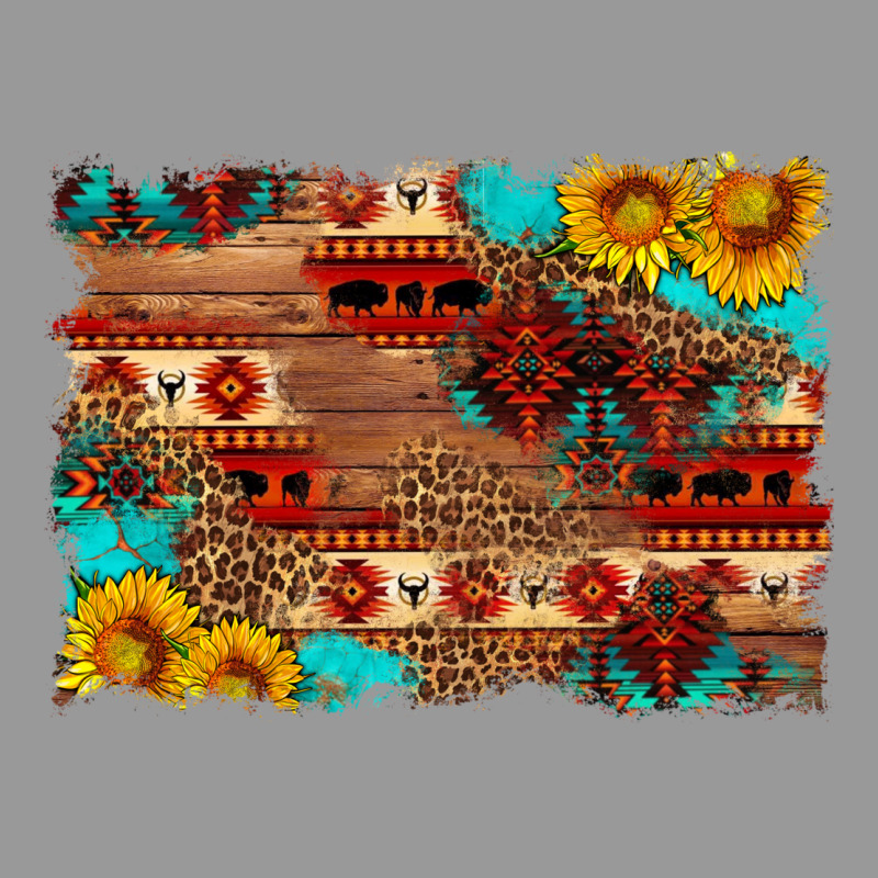 Aztec And Leopard Background Vintage Hoodie by HRA Design Shop | Teevron