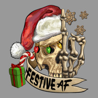 Festive Af Christmas Skull Vintage Hoodie | Teevron