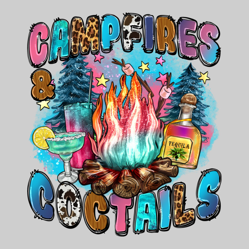 Campfires And Coctails Premium Tee by Zillion Design Studio | Teevron