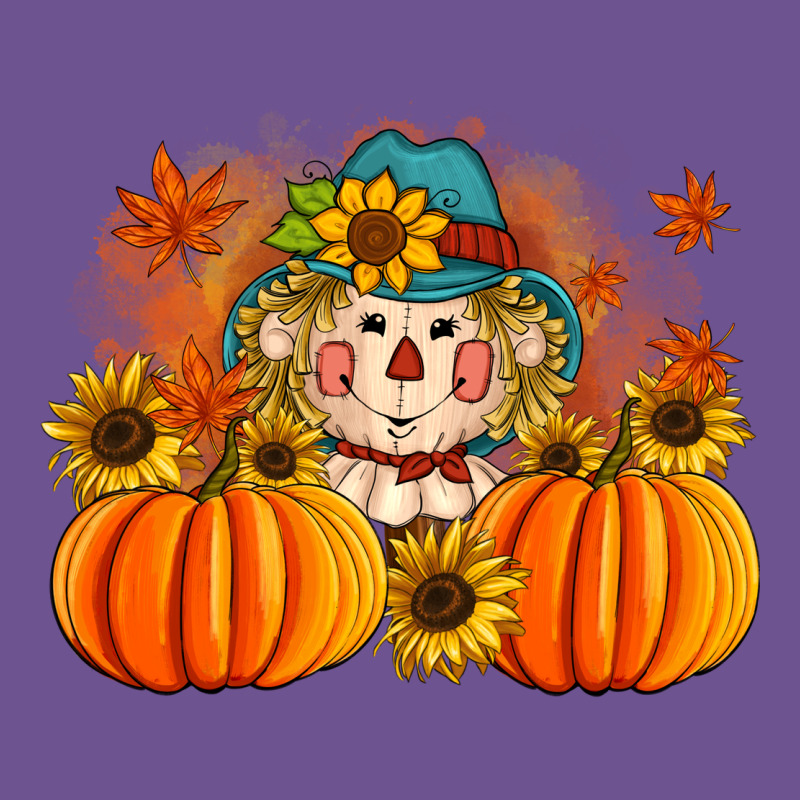 Fall Scarecrow With Pumpkins Vintage Tee by Artiststas | Teevron