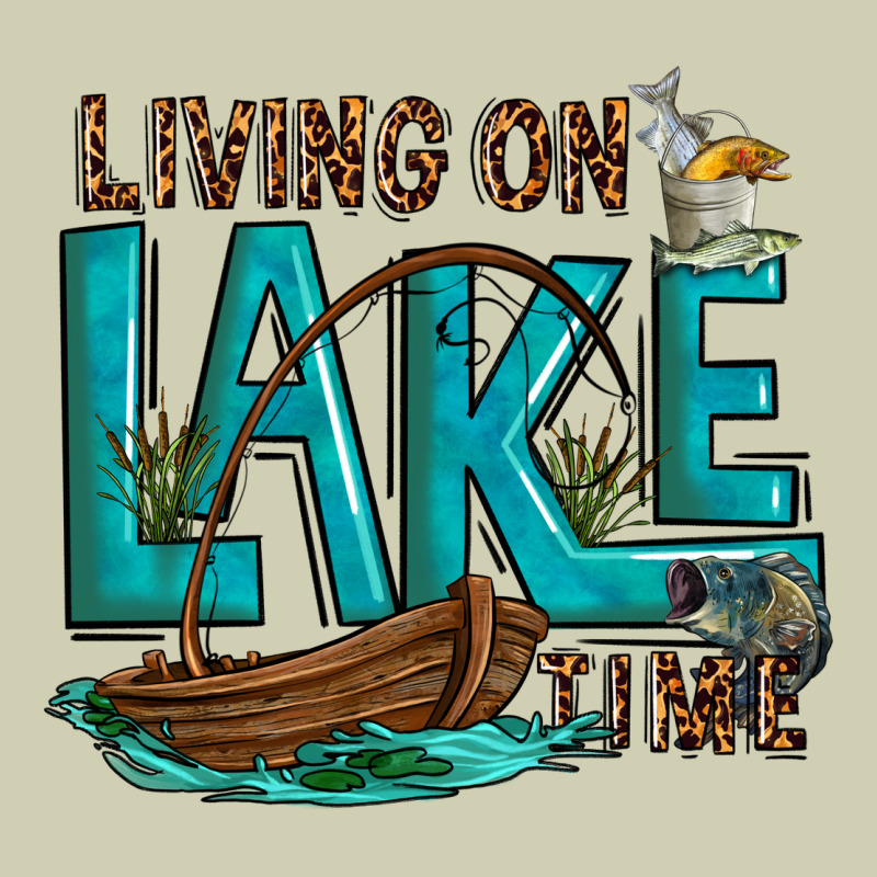 Living On Lake Time Heavy Core Tee by texasbilliewilder | Teevron